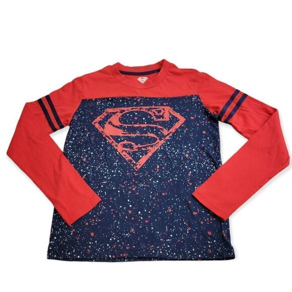 Superman longsleeve shirt 8 - Picture 1 of 4